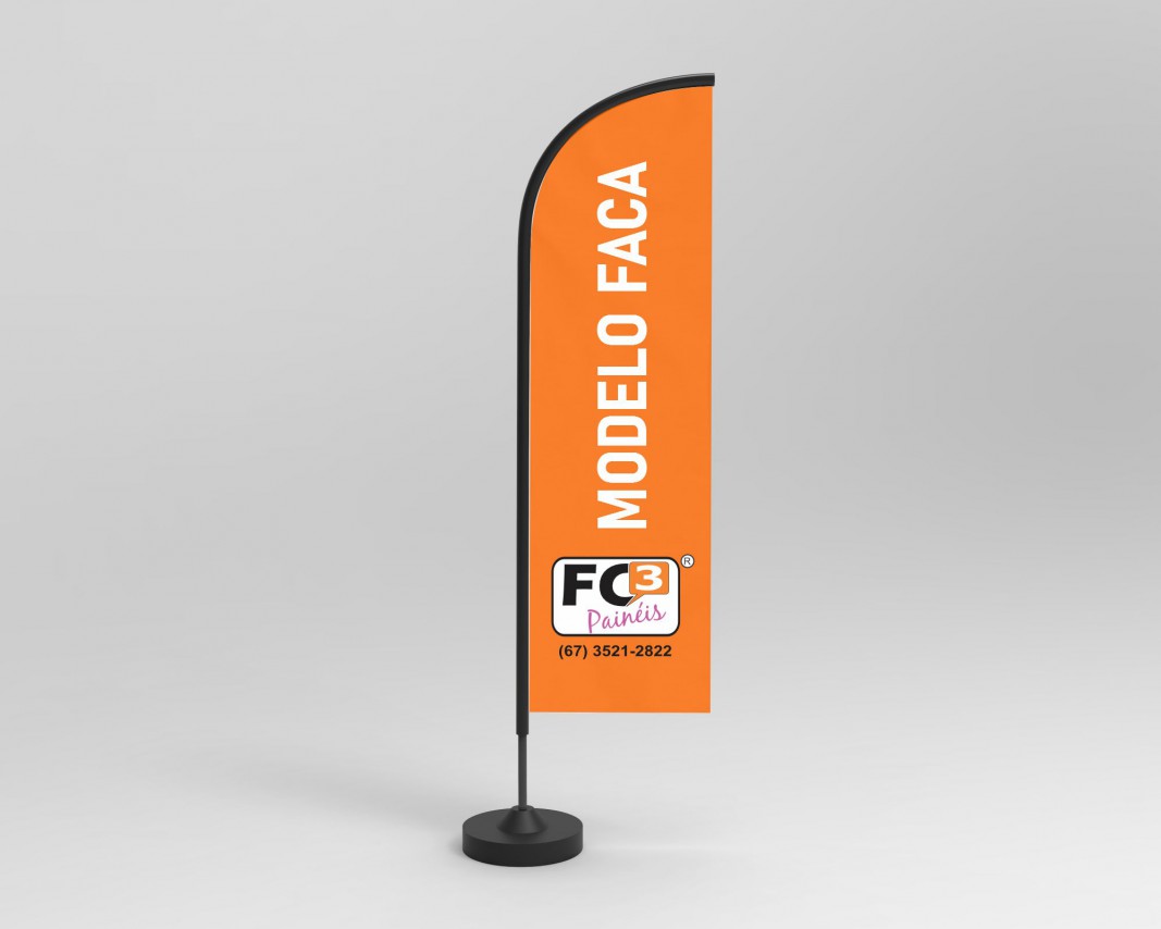 WIND BANNER MODELO FACA X CM